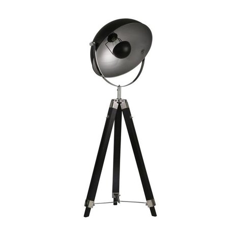 SAGEBROOK HOME Sagebrook Home 50287 65 in. Wood Tripod Spotlight Floor Lamp; Black 50287